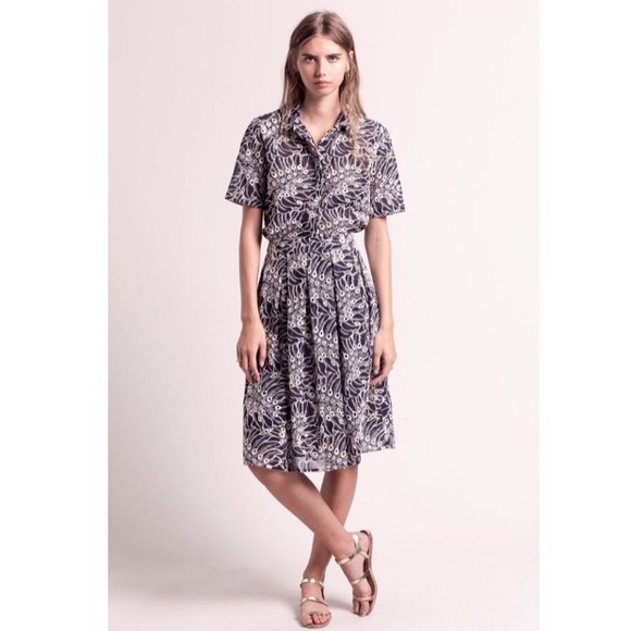 Two pieces set floral skirt and shirt - Picture 4 of 5